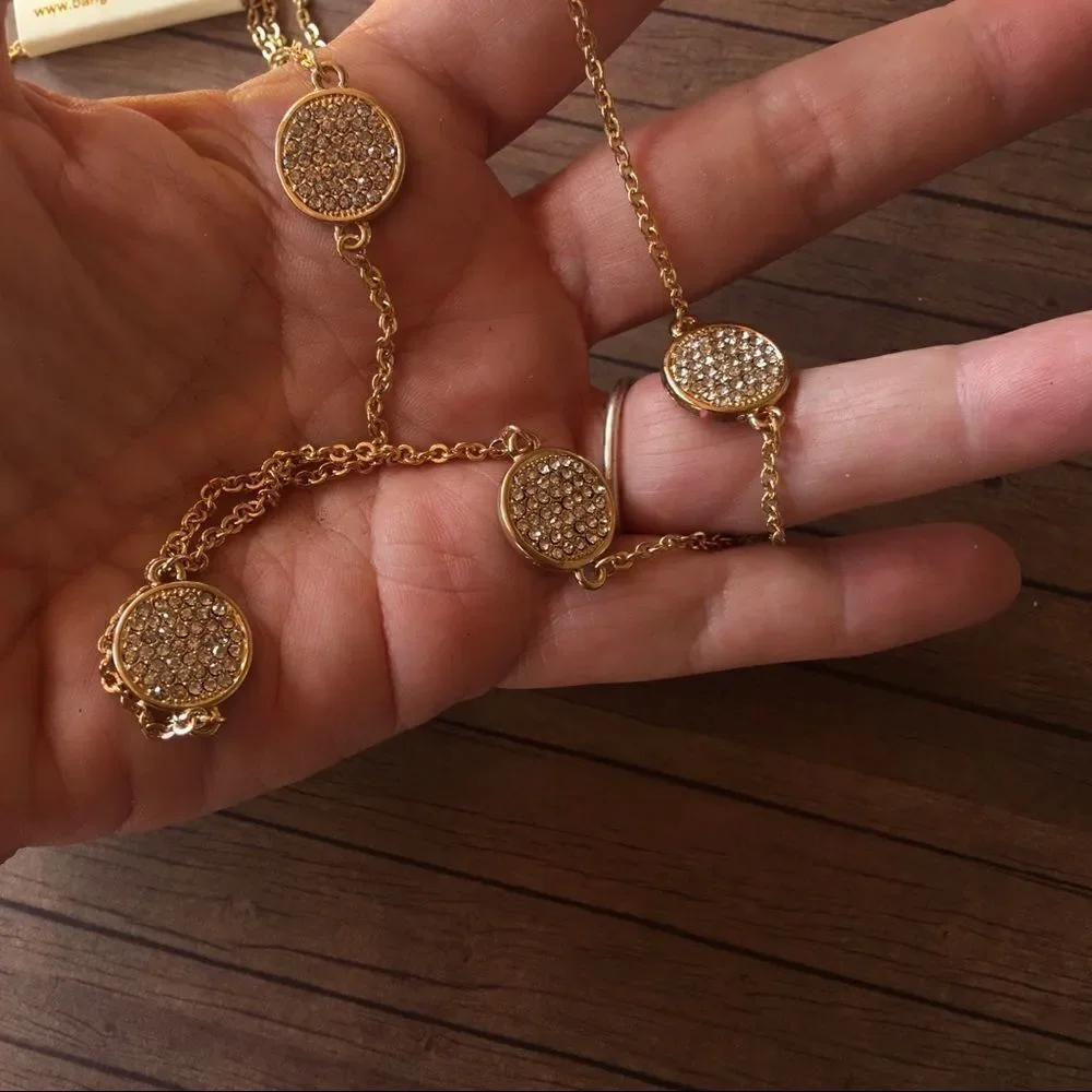 Amrita Singh Gold Austrian Crystal Necklace